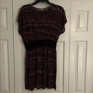 Stylish Women's Zigzag Mini Dress